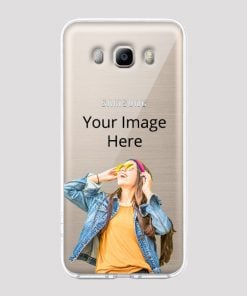 Transparent Customized Soft Back Cover for Samsung Galaxy J7 2016