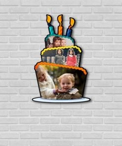 Cake Design Customized Photo Wooden Frame Wall Hanging