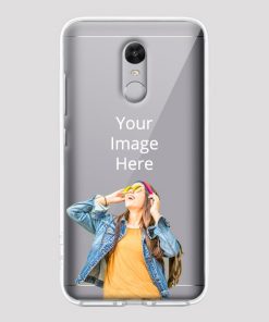 Transparent Customized Soft Back Cover for Xiaomi Redmi Note 5