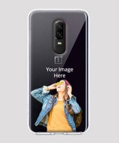 Transparent Customized Soft Back Cover for OnePlus 6