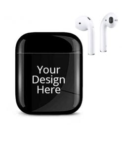 Customized Cover for Apple Air Pods - Black