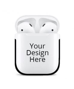 Customized Cover for Apple Air Pods - White