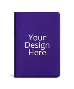 Customized Leather Notebook Diary - Blue