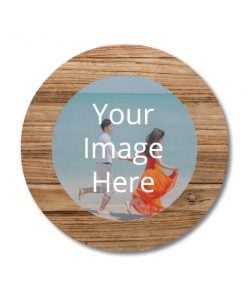 Customized Printed Fridge Photo Magnet - Circle