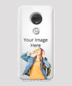 Transparent Customized Soft Back Cover for Motorola Moto G7