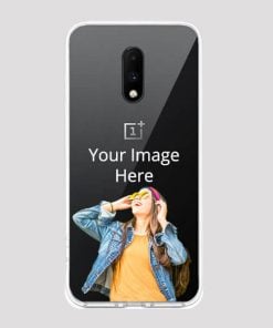 Transparent Customized Soft Back Cover for OnePlus 7