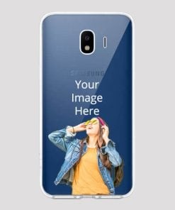 Transparent Customized Soft Back Cover for Samsung Galaxy J4