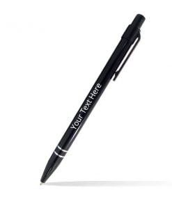 Black Unibody Metal Customized Pen