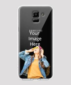 Transparent Customized Soft Back Cover for Samsung Galaxy On6