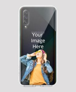 Transparent Customized Soft Back Cover for Samsung Galaxy A50s