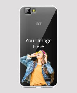 Transparent Customized Soft Back Cover for LYF Wind 5