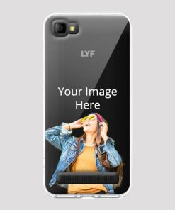 Transparent Customized Soft Back Cover for LYF Wind 7S