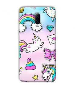 Unicorn Design Custom Back Case for OnePlus 6T