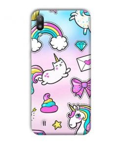 Unicorn Design Custom Back Case for Samsung Galaxy M10