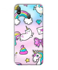 Unicorn Design Custom Back Case for Samsung Galaxy M20
