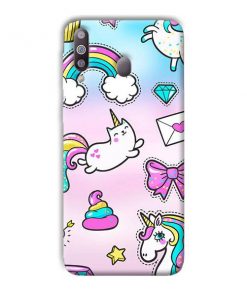 Unicorn Design Custom Back Case for Samsung Galaxy M30