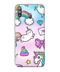 Unicorn Design Custom Back Case for Samsung Galaxy M40