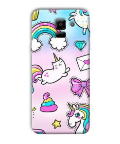 Unicorn Design Custom Back Case for Samsung Galaxy On6