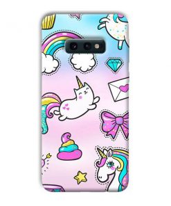 Unicorn Design Custom Back Case for Samsung Galaxy S10e
