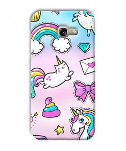 Unicorn Design Custom Back Case for Samsung Galaxy A3 2017