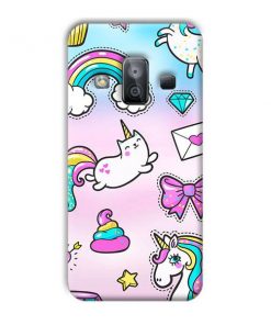 Unicorn Design Custom Back Case for Samsung Galaxy J7 Duo