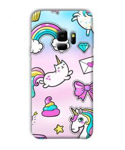 Unicorn Design Custom Back Case for Samsung Galaxy S9