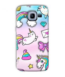 Unicorn Design Custom Back Case for Samsung Galaxy J2 Pro