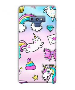 Unicorn Design Custom Back Case for Samsung Galaxy Note 9