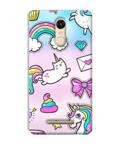 Unicorn Design Custom Back Case for Xiaomi Redmi Note 3