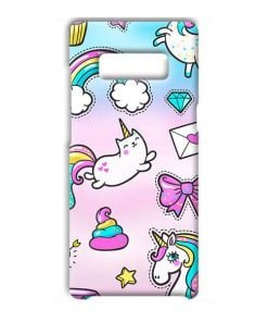 Unicorn Design Custom Back Case for Samsung Galaxy Note 8