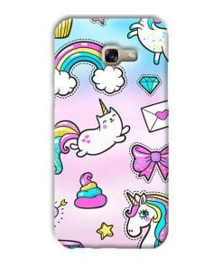 Unicorn Design Custom Back Case for Samsung Galaxy A5 2017