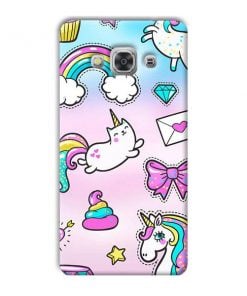 Unicorn Design Custom Back Case for Samsung Galaxy J3 Pro