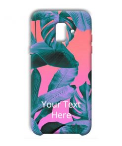 Sunset Leaves Design Custom Back Case for Samsung Galaxy A6