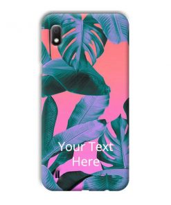Sunset Leaves Design Custom Back Case for Samsung Galaxy A10