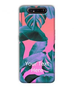 Sunset Leaves Design Custom Back Case for Samsung Galaxy A80
