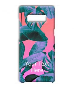 Sunset Leaves Design Custom Back Case for Samsung Galaxy Note 8