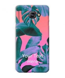 Sunset Leaves Design Custom Back Case for Samsung Galaxy A3 2016