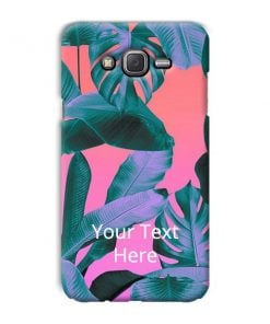 Sunset Leaves Design Custom Back Case for Samsung Galaxy Core 2