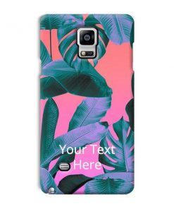 Sunset Leaves Design Custom Back Case for Samsung Galaxy Note 4