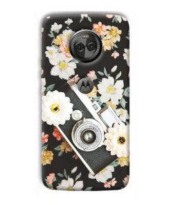 Retro Camera Design Custom Back Case for Motorola Moto X4