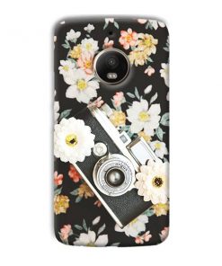 Retro Camera Design Custom Back Case for Motorola Moto E4 Plus