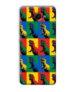 Abstract Design Custom Back Case for 10.or D2 Tenor D2