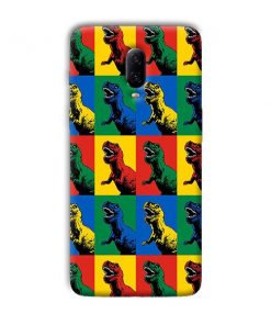 Abstract Design Custom Back Case for OnePlus 6T