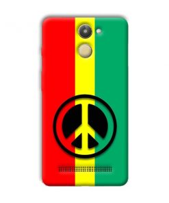Peace Symbol Design Custom Back Case for 10.or D Tenor D