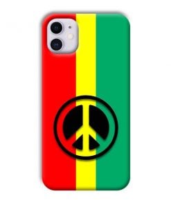 Peace Symbol Design Custom Back Case for Apple iPhone 11