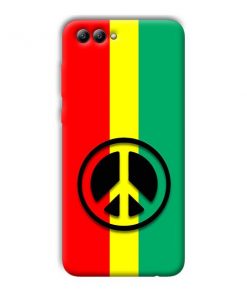 Peace Symbol Design Custom Back Case for Huawei Honor View 10