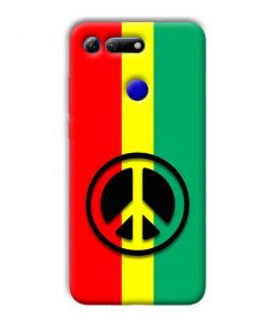 Peace Symbol Design Custom Back Case for Huawei Honor View 20