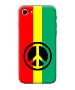 Peace Symbol Design Custom Back Case for Apple iPhone 8