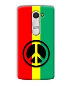 Peace Symbol Design Custom Back Case for LG Leon