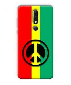 Peace Symbol Design Custom Back Case for Nokia 3.1 Plus